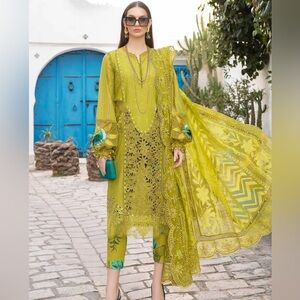 Maria B lawn stitched suit size Small Pakistani designer
